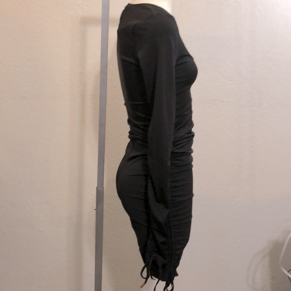 Rare London Black Drawstring Ruched Cyclistsuit - Picture 5 of 15